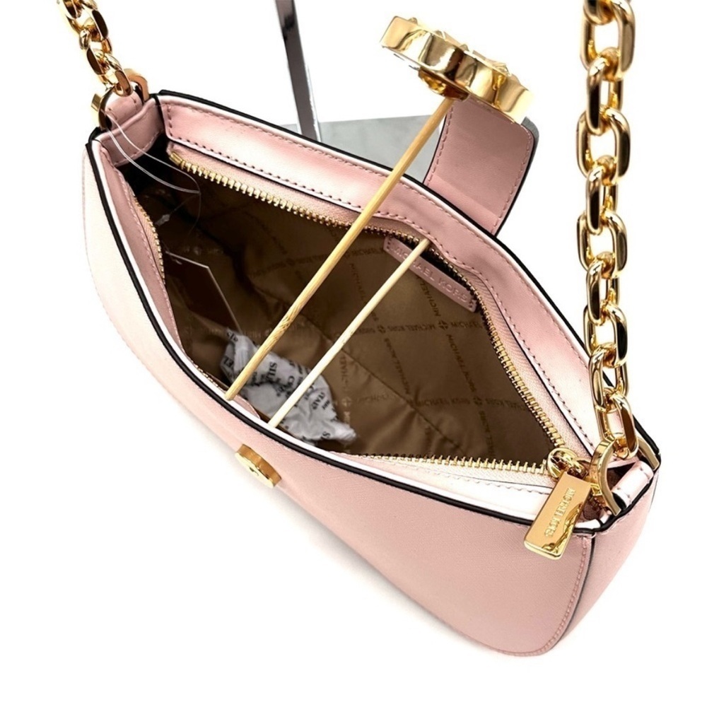 Michael Kors Small Carmen Pouchette
Shoulder Bag Powder Blush - Picture 8 of 10